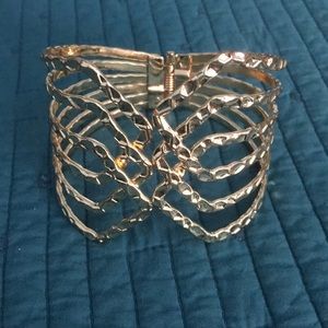 Gold Clamp Bracelet. Worn once